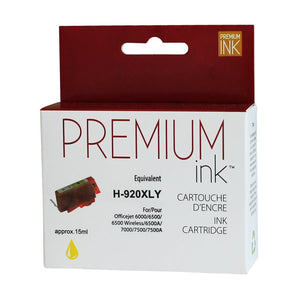 HP 920XL Combo Pack (Black / Cyan / Magenta / Yellow) Compatible Premium Ink - High Yield