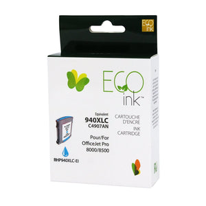 HP 940XL Combo Pack (Black / Cyan / Magenta / Yellow) Remanufactured EcoInk - High Yield
