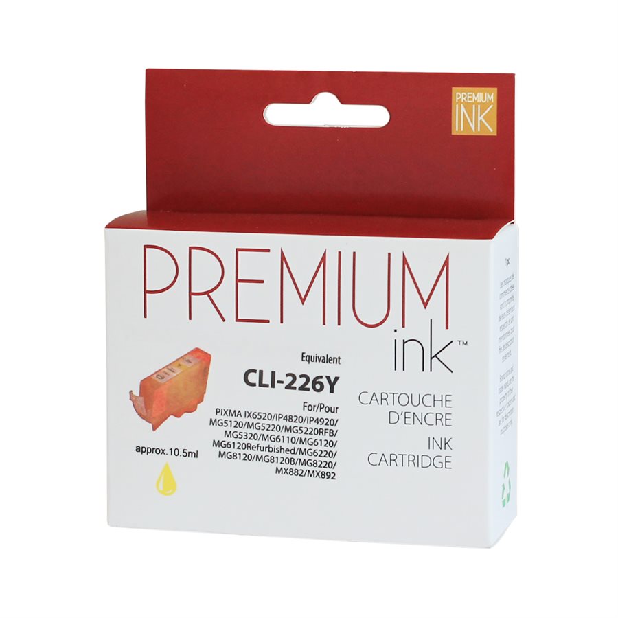 Canon CLI-226 Compatible Yellow Premium Ink