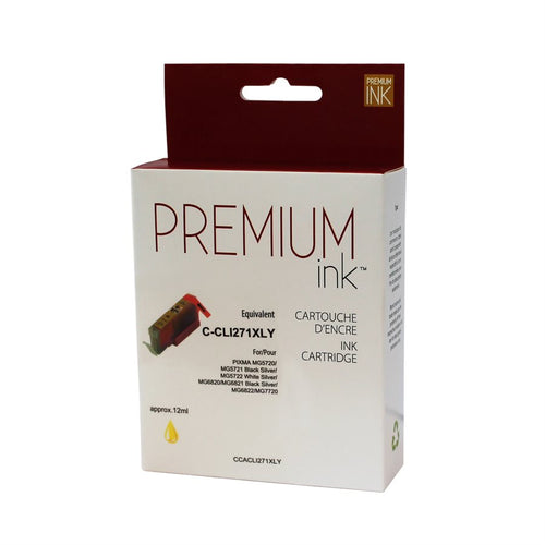 Canon CLI-271XL Yellow Compatible Premium Ink - High Yield