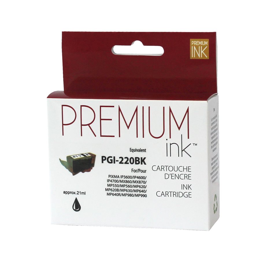 Canon PGI-220 / CLI-221 Combo Pack Compatible Premium Inks (Black / Cyan / Magenta / Yellow )