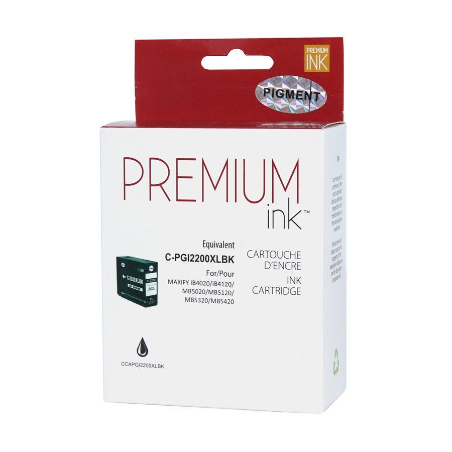 Canon PGI 2200XL Compatible Premium Black Ink Pigment - High Yield