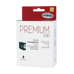 Canon PGI 2200XL Combo Pack (Black / Cyan / Magenta / Yellow) Compatible Premium Ink Pigment - High Yield