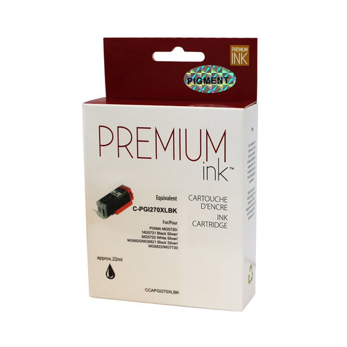 Canon PGI-270 XL Black Compatible Premium Ink - High Yield