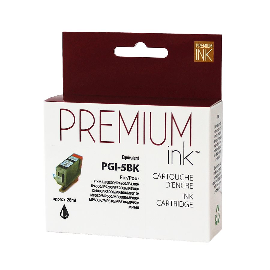 Canon PGI-5 / CLI-8 Combo Pack Compatible Premium Inks (Black / Cyan / Magenta / Yellow )