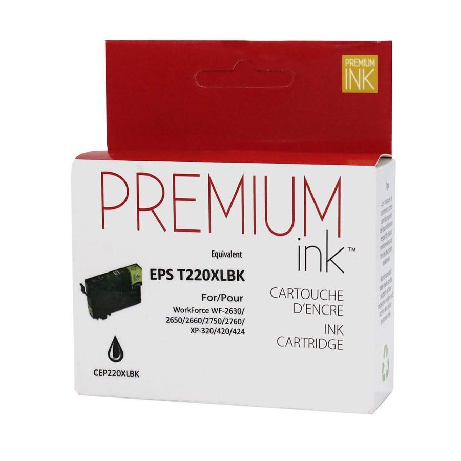 Epson 220 ( T220XL ) - Compatible Black - Premium Ink