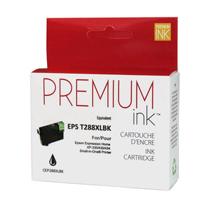 Epson 288 ( T288XL ) Compatible Black Premium Ink Cartridge - High Yield