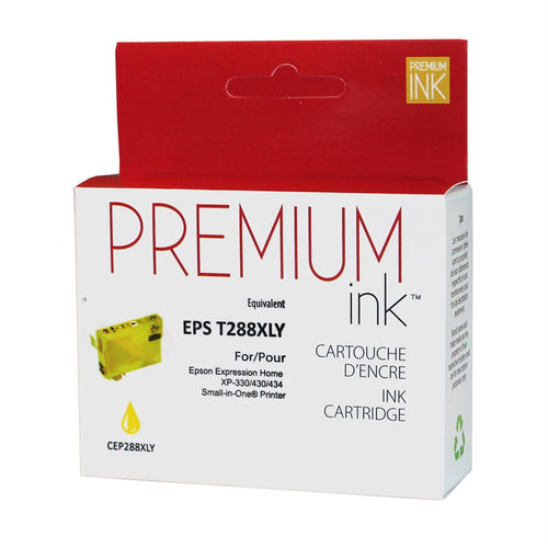 Epson 288 ( T288XL ) Compatible Yellow Premium Ink Cartridge - High Yield