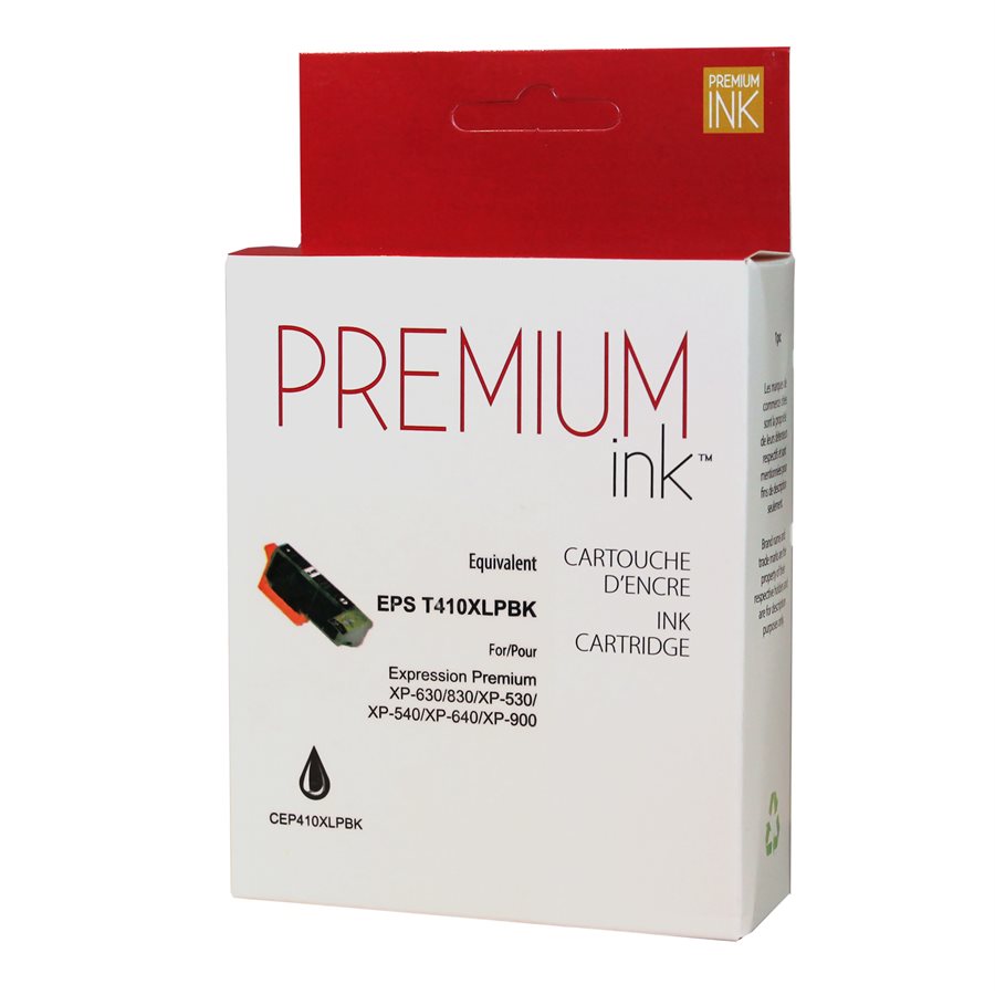 Epson 410 ( T410XL ) Compatible Photo Black Premium Ink Cartridge - High Yield