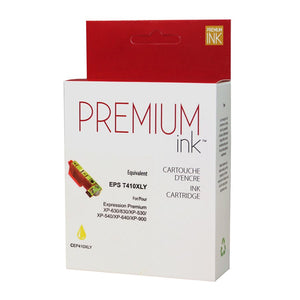 Epson 410 ( T410XL ) Compatible Yellow Premium Ink Cartridge - High Yield