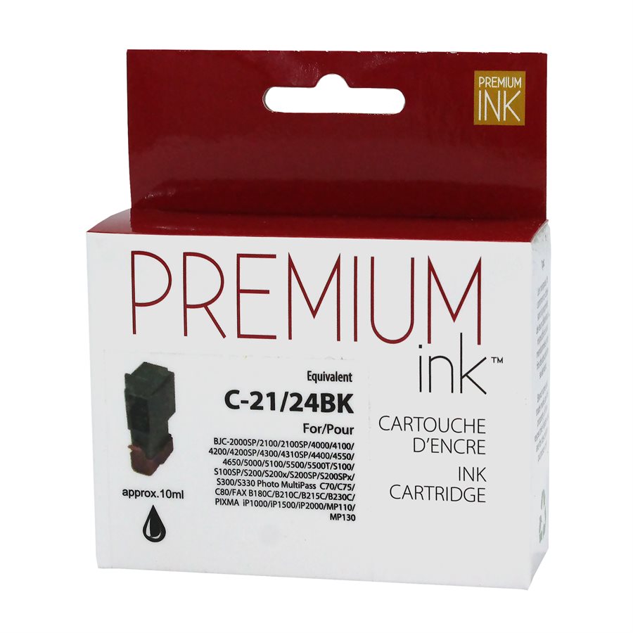 Canon BCI 21/24 Compatible Black Premium Ink