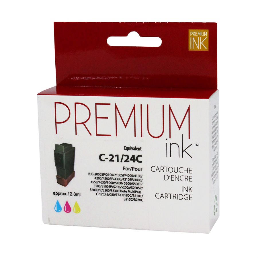 Canon BCI 21/24 Compatible Colour Premium Ink