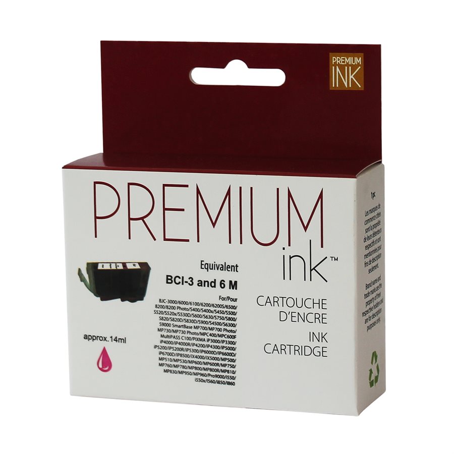Canon BCI 3/6 Compatible Magenta Premium Ink