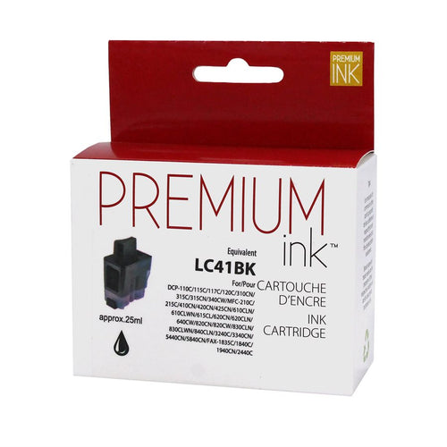 Brother LC-41 Compatible Black Premium Ink