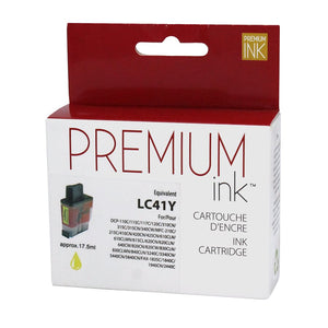 Brother LC-41 Compatible Yellow Premium Ink