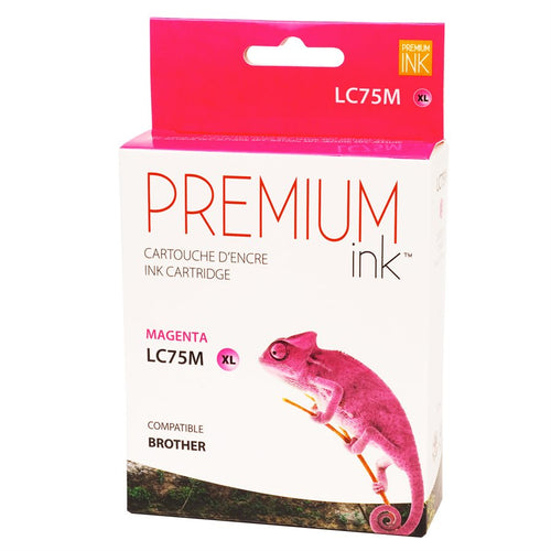 Brother LC-71 / LC-75 XL Compatible Magenta Premium Ink - High Yield