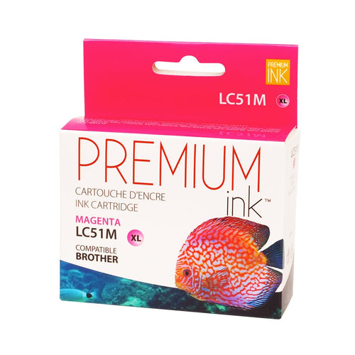 Brother LC-51 XL Compatible Magenta Premium Ink