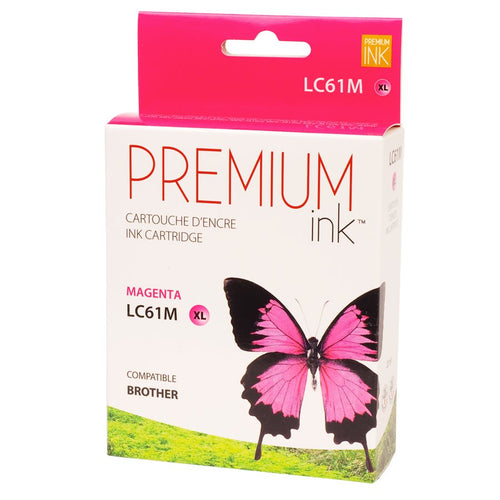 Brother LC-61 XL Compatible Magenta  Premium Ink - High Yield