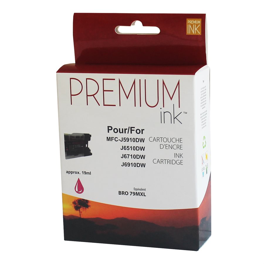 Brother LC79XL Compatible Magenta Premium Ink (19ml)