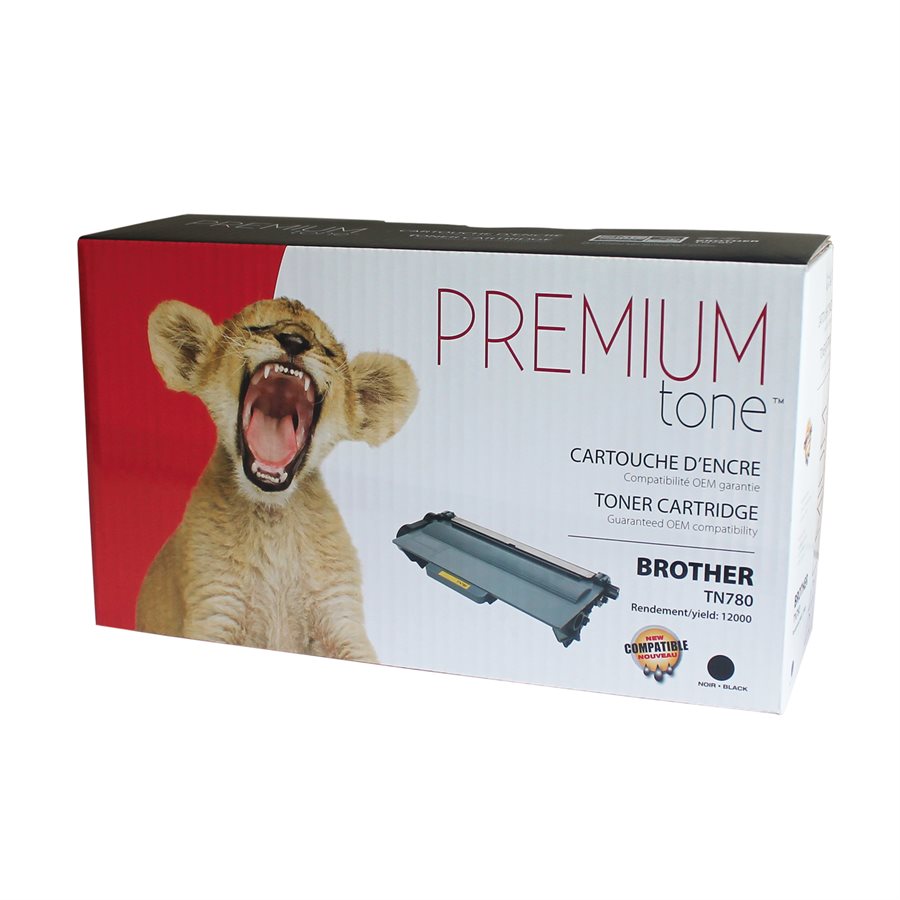 Brother TN780 Compatible Premium Tone 12K - 2 Pack