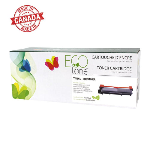 Brother TN660 - Remanufactured Ecotone Toner - FREE SHIPPING