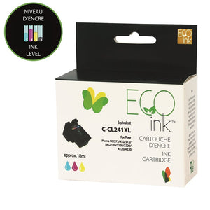 Canon CL-241 XL Remanufactured Color EcoInk with ink level indicator