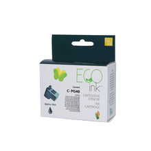 Load image into Gallery viewer, Canon  PG-40 Remanufactured Black EcoInk with ink level Indicator