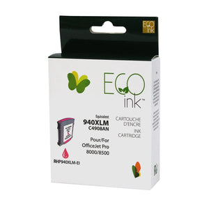 HP 940XL Remanufactured Magenta EcoInk - High Yield