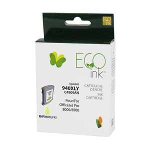 HP 940XL Remanufactured Yellow EcoInk - High Yield