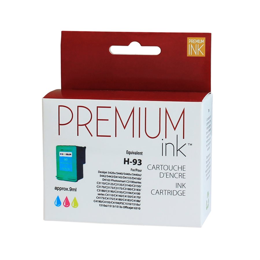 HP No. 93 C9361W Reman Colour Premium Ink