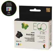 Load image into Gallery viewer, HP 61XL Remanufactured Colour EcoInk - with ink level indicator - High Yield