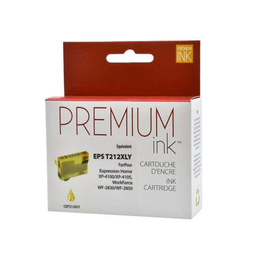 Epson 212 ( T212XL ) Compatible Premium Yellow Ink Cartridge - High Yield