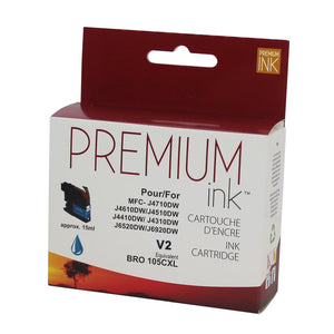 Brother LC-107 Black / LC-105 Colours Value Pack Compatible Premium Ink Cartridges - ( Black / Cyan / Magenta / Yellow )