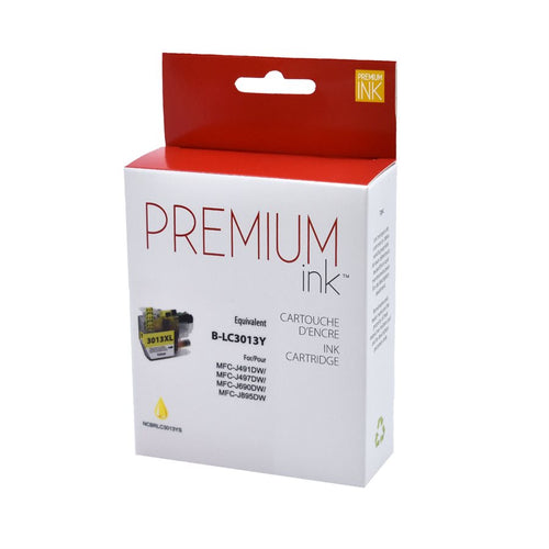 Brother LC-3013 XL - Yellow Premium Ink Jet Cartridge - High Yield
