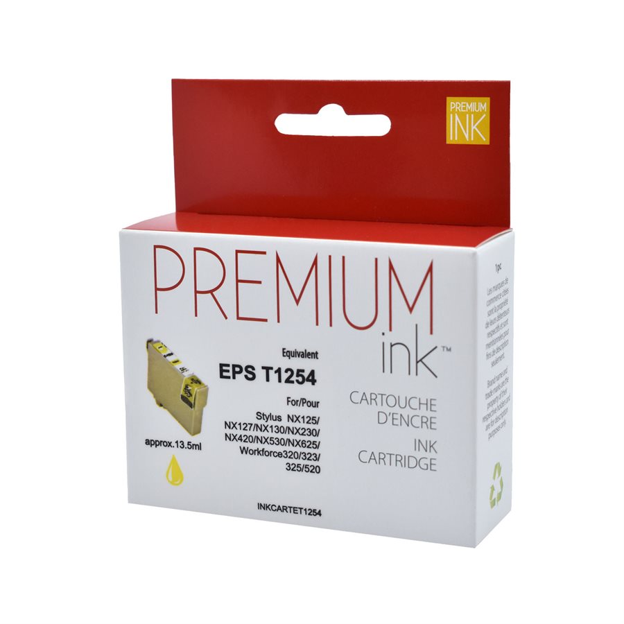 Epson T125 ( T125120 ) Compatible Yellow Premium Ink Cartridge