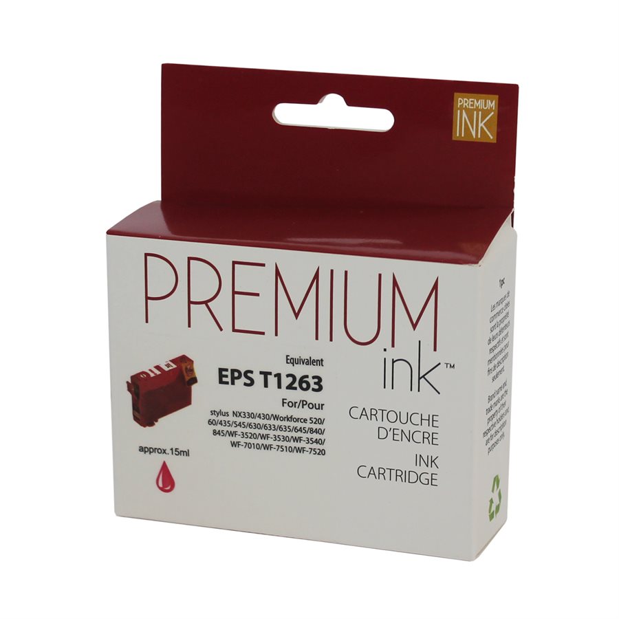 Epson 126 ( T126120 ) Compatible Magenta Premium Ink Cartridge
